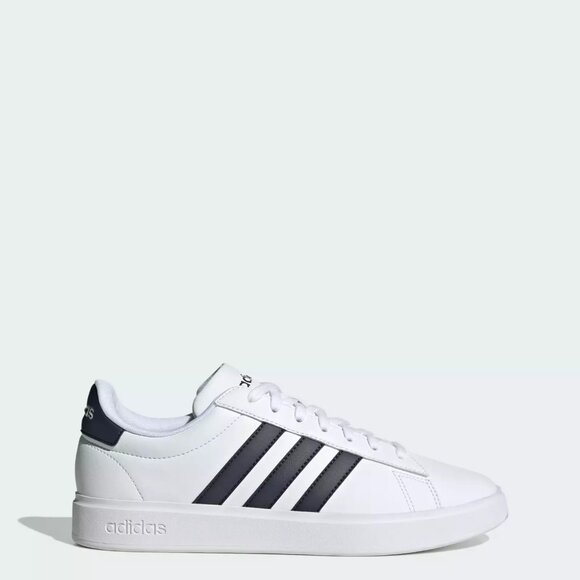 NWT Adidas Grand Court 2.0 'White Legend Ink' Men's Shoes - GW9199